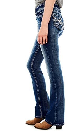 WallFlower Women's InstaStretch Luscious Curvy Bootcut Jeans, Jenna, 5 - Image 3