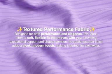 Kanu Surf Girls' Waverly UPF 50+ Beach Sport Criss-Cross Tankini, Drop Needle Solid Lavender - Image 3