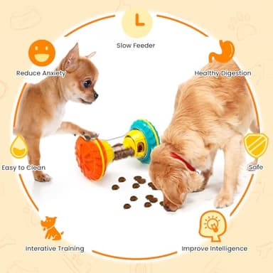BoYoYo Interactive Dog Puzzle Toys for Boredom, Dogs Enrichment Toy to Keep Them Busy, Treat Dispensing Slow Feeder - Image 6