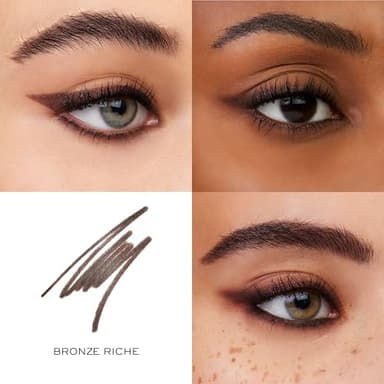 Lancôme Le Stylo Waterproof Eyeliner Pencil - Creamy & Highly Pigmented - Seamless Blending & Smudging - 04 Bronze Rich - Image 4
