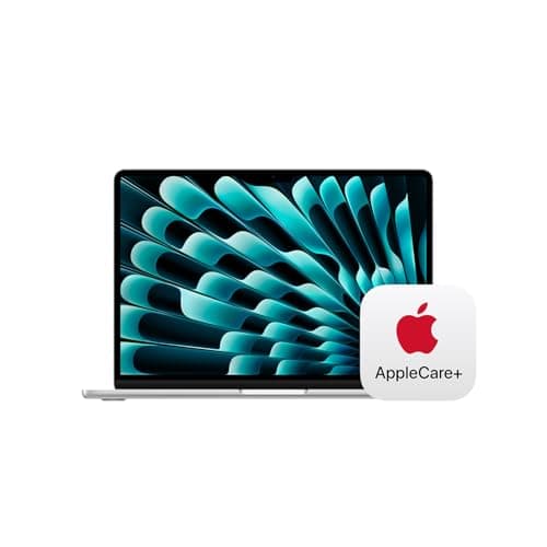 Apple 2025 MacBook Air 13-inch Laptop with M4 chip: Built for Apple Intelligence, 13.6-inch Liquid Retina Display, 16GB Unified Memory, 256GB SSD Storage, Touch ID; Silver with AppleCare+ (3 Years) - Image 1