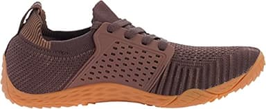 WHITIN Men's Barefoot Running Shoes Wide Width Minimalist Size 11 Gym Workout Fitness Zero Drop Walking Cross Training Lifting Brown Gum 44 - Image 4