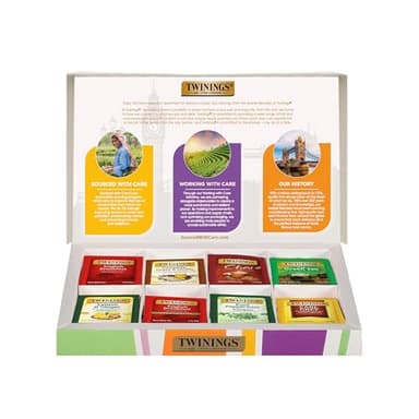 Twinings Tea Classics Collection Gift Box Variety Sampler, 48 Tea Bags (Pack of 1), Enjoy Hot or Iced, Includes Black, Herbal, Green, & Chai Teas - Image 1