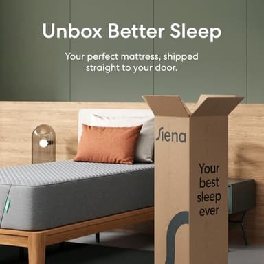Siena 12" Twin Memory Foam Mattress - Medium Firm - 180 Night Trial - Premium Pressure-Relieving Layers - 10 Year Warranty - Mattress in a Box - CertiPUR-US Certified - Image 5