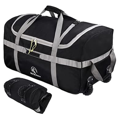 REDCAMP Foldable Duffle Bag with Wheels, 120L 1680D Oxford Large Duffle bags for Travel - Image 1