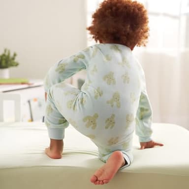 Gerber Baby Boy's Flame Resistant Fleece Footless Pajamas 3-Pack, Fox - Image 6