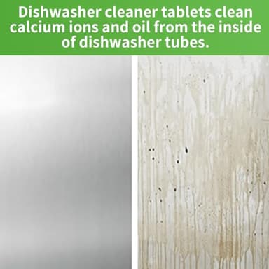 Dishwasher Cleaner and Deodorizer Tablets 24 Pack - 1 Year Supply Deeply Removes Dirt With Odor Eliminating, Dishwasher Cleaner Tablets Naturally Removes Scale Andblockage From Pipes - Image 8