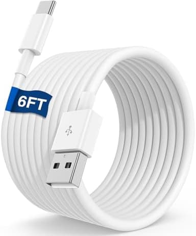 Car Carplay Cable for iPhone 17 16 Pro Max Car Charger, 6FT Long USB A to USB C Fast Charging Type C Cord for Apple iPhone 17 Air/16 Pro Max/16 Pro/15 Pro Max/15 Pro/15 Plus,iPad 12.9/11,10th Gen iPad - Image 3