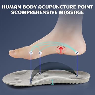 Footsters InsoleX - 2 Pairs of Footster Insoles for Kids & Youth, 4D Cloud-Like Insoles for Women Men (Orange,6.5Y-7Y) - Image 6