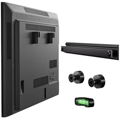 No Stud TV Wall Mount, Studless Drywall TV Mount for 22-55 inch TVs, Low Profile Tv Hanger Max Load 100 lb, No Drill, No Anchors, Easy Install with All Hardware Included - Image 1