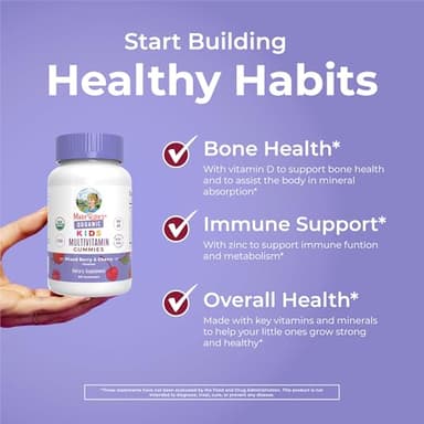 MaryRuth Organics Kids Vitamins | Multi | 1 Month Supply | Multivitamin Gummies for Ages 4+ | Multivitamin for Kids | Vegan | Only 2 Gummies a Day | 60 Count - Image 5