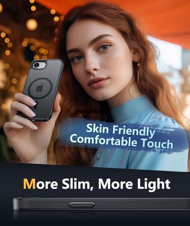 FNTCASE for iPhone 16e Phone Case: iPhone 16E 2025 Magnetic Matte Military Grade Drop Protection Phone Cover | Slim Anti-Slip Durable Shockproof Cases - Image 7