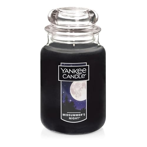Yankee Candle MidSummer's Night Scented Classic Large Single Wick Jar Candle 22oz with Over 110 Hours of Burn Time Ideal for Dinner Parties Relaxing Saturdays and Special Occasions - Image 1