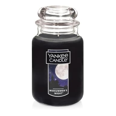 Yankee Candle MidSummer's Night Scented Classic Large Single Wick Jar Candle 22oz with Over 110 Hours of Burn Time Ideal for Dinner Parties Relaxing Saturdays and Special Occasions - Image 1