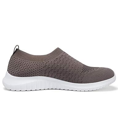 TIOSEBON Women's Walking Shoes Lightweight Breathable Yoga Travel Sneakers 6.5 US Brown - Image 6
