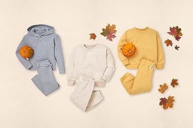 Gerber Baby Girls Toddler 2-Piece Fleece Sweatshirt and Jogger Set, Oatmeal Heather, 2T - Image 6