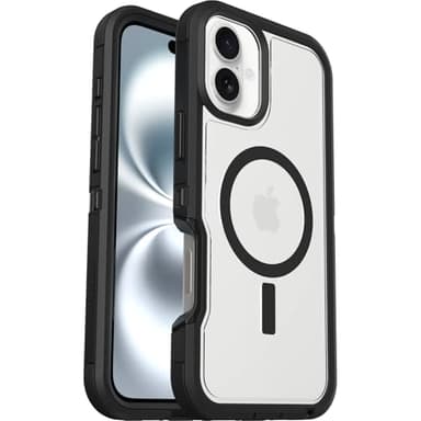 OtterBox iPhone 16 Plus Defender Series XT Clear Case - Dark Side - Image 4