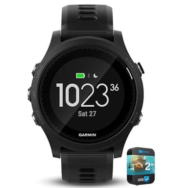 Garmin 010-N1746-00 Forerunner 935 GPS Watch, Multisport, Altimeter, Battery, Black (Renewed) Bundle with 2 YR CPS Enhanced Protection Pack - Image 1