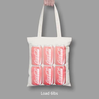 TOPDesign 30-Pack Economical 11.8"x13" Cotton Tote Bags, Lightweight Small Reusable Grocery Shopping Cloth Bags, Suitable for DIY, Advertising, Promotion, Gift, Activity - Image 6