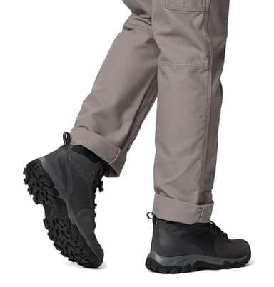 Columbia Mens Newton Ridge Plus II Suede Waterproof, Shark/Black, 9.5 - Image 6