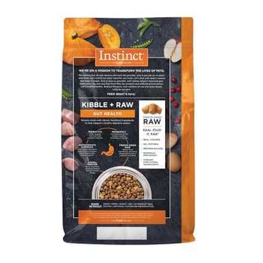 Instinct Raw Boost Gut Health, Natural Dry Dog Food with Freeze Dried Pieces, Grain Free Recipe - Real Chicken, 18 lb. Bag - Image 2