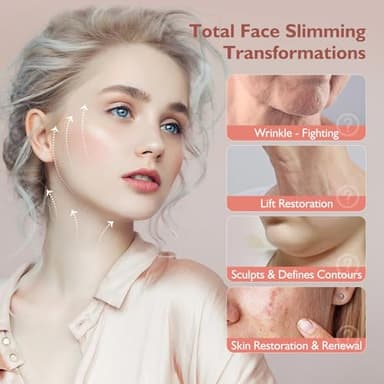 ZIGU Adjustable V-Line Chin Strap for Daily & Night Face Lifting - Reusable Jawline Shaper Made with Advanced Electric-Hot-Press Tech for Skin-Friendly Breathable Ice Silk Material - Image 4