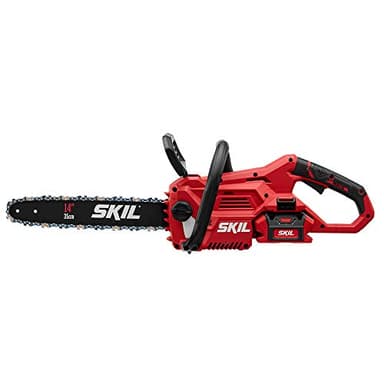SKIL PWR CORE 40 Brushless 40V 14” Lightweight Chainsaw Kit with Tool-free Chain Tension & Auto Lubrication, Includes 2.5Ah Battery and Auto PWR Jump Charger - CS4555-10 - Image 8