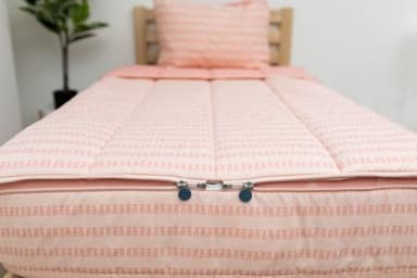 Beddy's Pink Ballerina Girls Durable Zipper Bedding for Kids, Bed in a Bag, Pink Ballet Sheets and Comforter, Easy to Make and Wash, Includes Pillowcase & Pillow Sham, Super Soft All Season - Image 6