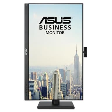 ASUS 24” 1080P Video Conferencing Monitor (BE249QFK) - IPS, 100Hz, Frameless, Full HD Webcam, Mic Array, Speakers, Height Adjustable, Ergonomic Design, Eye Care, Wall Mountable, 3 yr Warranty - Image 9