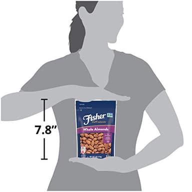 Fisher Chef’s Naturals Whole Almonds, 6 oz Resealable Bag, Unsalted Raw Nuts for Baking & Cooking, Healthy Snacks for Adults, Vegan Protein, Keto Snack, Gluten Free - Image 9