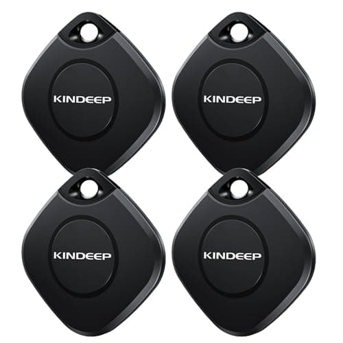 Air Tracker Tag-4 Pack: Smart Bluetooth Tracker Item Finder Work with Apple Find My (iOS only), Luggage Tracker for Kids Keys Wallet Bags Pets, Locator Tracking Device for Home Outdoor Travel Hiking - Image 1