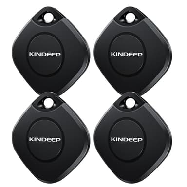 Air Tracker Tag-4 Pack: Smart Bluetooth Tracker Item Finder Work with Apple Find My (iOS only), Luggage Tracker for Kids Keys Wallet Bags Pets, Locator Tracking Device for Home Outdoor Travel Hiking - Image 1