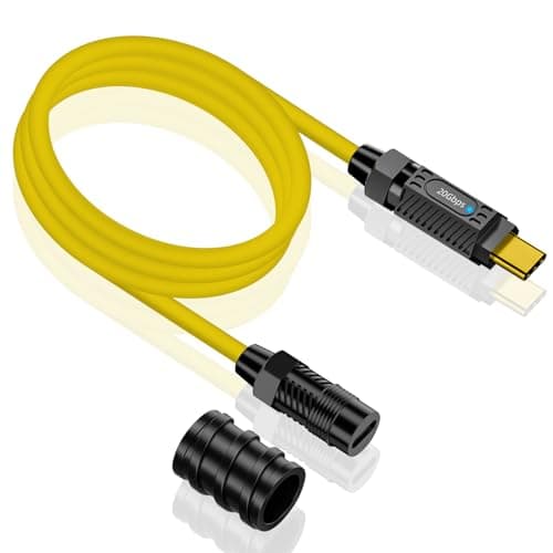 Poyiccot USB C Extension Cable 3ft, 140W USB 4.0 Type C Male to Female Extension Cable, 20Gbps Data & 8K Video Fast Charging Type C Extender, for Thunderbolt 3, Laptop, PC, Phone - Image 1