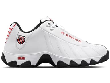 K-Swiss Men's ST329 CMF Sneaker, White/Black/Mars Red, 12 M - Image 1