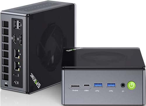 GMKtec Mini Gaming PC AMD Ryzen 7 Pro 6850H (Turbo 4.70Ghz) 1TB PCIe SSD 16GB DDR5 Oculink Mini Computers Dual NIC Intel i226V 2.5Gbps/ Dual USB4/ 8K HDMI 2.1 Quad Display/USB-C NUCBOX M7