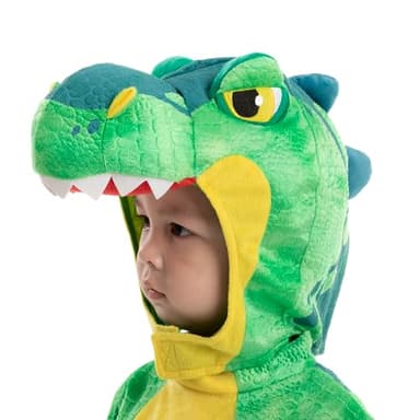 Spooktacular Creations Halloween Dinosaur Costume Kids, T-Rex Costume Outfit with Egg for Toddler Child Dress Up Party - Image 3