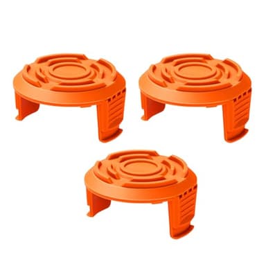 Replacement Spool Cap Covers Compatible with Worx, Trimmer Cap Suitable for Worx Weed Eater String Trimmers WA0010, WA6531 (3-Pack) - Image 1