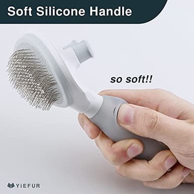 Cat Hair Brush,Cat Brush for Shedding,Soft Silicone Self Cleaning Brushes for Short and Long Haired Cats for Grooming and Shedding - Image 4