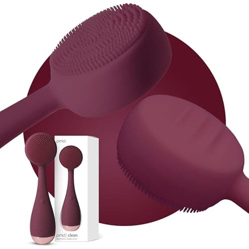 PMD Clean - Smart Facial Cleansing Device with Silicone Brush & Anti-Aging Massager - Waterproof - SonicGlow Vibration Technology - Clear Pores and Blackheads - Lift, Firm, and Tone Skin - Image 1
