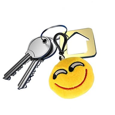 Dreampark Emoticon Keychain Mini Cute Plush Pillows, Party Favors for Kids Valentine's Day Gifts / Birthday Party Supplies, Easter Basket Stuffers Egg Fillers Carnival Prizes Toys for Kids (64 Pack) - Image 5