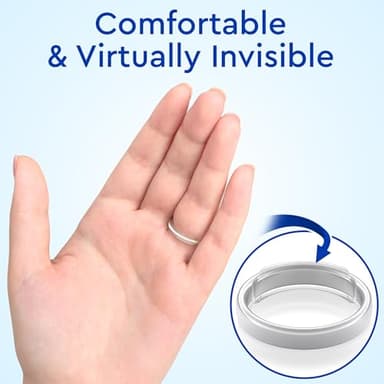 5 STARS UNITED Ring Sizer Adjuster for Loose Rings - 8 Pack Easy-Clip Guards, Fits Flat Bands Up to 8mm, Spacers & Tighteners, Reduces Size by 0.5-1, Invisible Design for Women & Men - Image 5