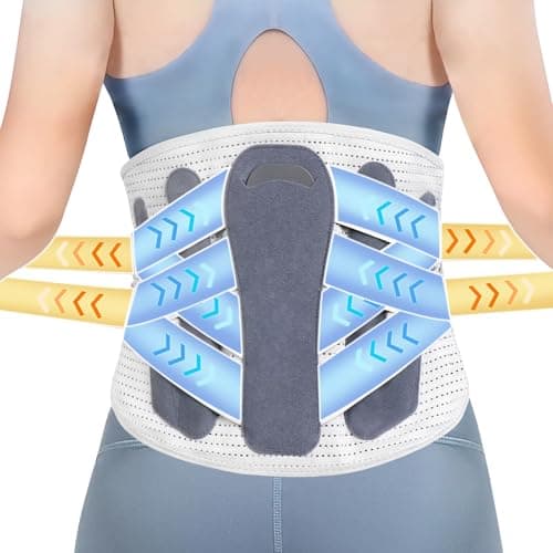RESTCLOUD Back Brace for Lower Back Pain, Lumbar Support Brace Pain Relief for Women and Men, Ideal for Lower Back Pain, Sciatica, Scoliosis and Lifting at Work (X-Large) - Image 1