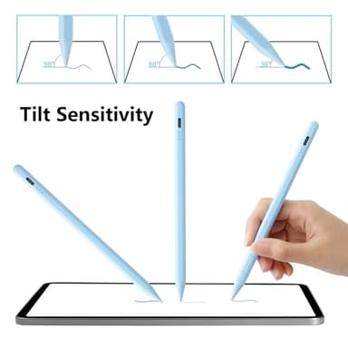 Stylus Pen for iPad A16 11th 10th 9th 8th 7th 6th Generation, iPad Pro 12.9 11 13 inch M4, iPad Air M3 M2 5th 4th 3rd Gen, iPad mini A17 Pro 7 6 5, for Apple Pencil Pro 1st 2nd Gen Alternative (Blue) - Image 4