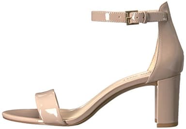 Nine West Women's Pruce Heeled Sandal, Natural Patent, 12 - Image 8