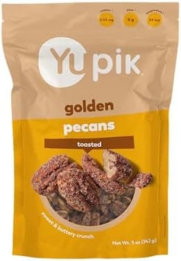 Yupik Toasted Golden Pecans, 5 Oz, Gluten-Free, Kosher, Non-GMO, Sweet Snack, Crunchy Glazed Pecans with Natural Butter Flavor & Sea Salt, Party Snack, Source of Copper & Magnesium - Image 3