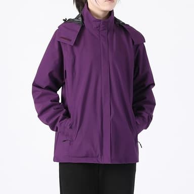 CorBuyit Women's Lightweight Rain Jacket with Hood, Waterproof Travel Jacket - Image 5