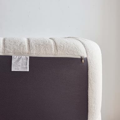 Bean Bag Chair for Adults, Oversized Loveseat Fireside Chair Comfy Lazy Floor Sofa, 2 Seater Lazy Sofa Couch Memory Foam Bean Bag for Living Room, Bedroom Apartment Office (Beige) - Image 8