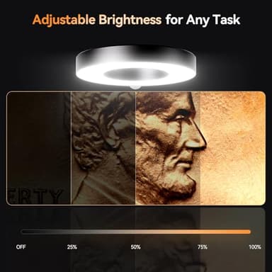 Elikliv Digital Microscope Gooseneck LED Light GL01, Three Color Modes, Brightness Adjustable, Flexible Gooseneck Light with Clamp+EM4K-AF Flex - Image 5