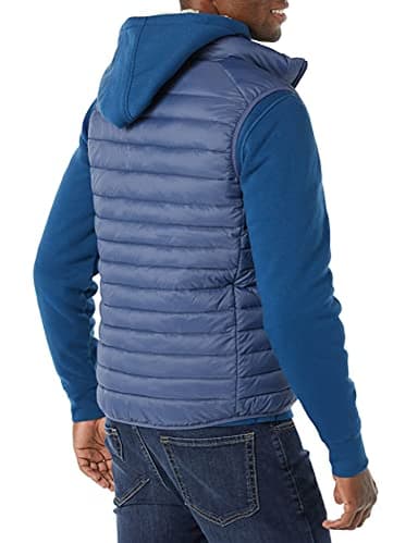 Amazon Essentials Men's Lightweight Water-Resistant Packable Puffer Vest, Indigo, XX-Large - Image 3