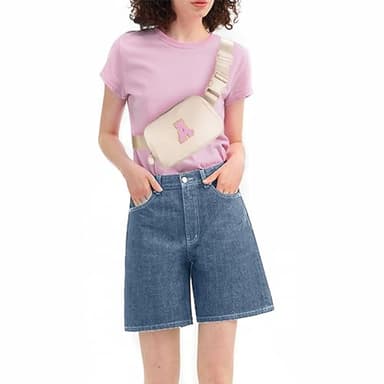 Uygafly Birthday Gifts for 4 5 6 7 8 9 10 11 12 13 Year Old Girls,Graduation Gifts for Teens Kids Daughter Sister Her,Fanny Pack Crossbody Bag Belt Bag Cute Trendy Stuff | Cream,A - Image 2